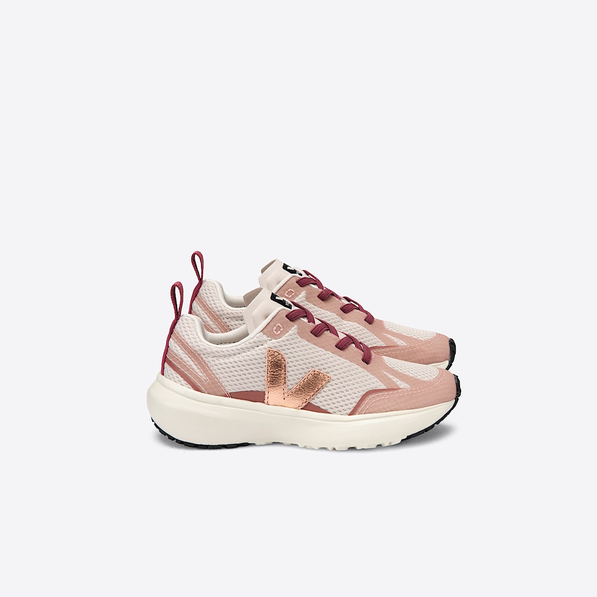 veja sneaker small-canary-el recycelte rosa YE0103089 Lateral view