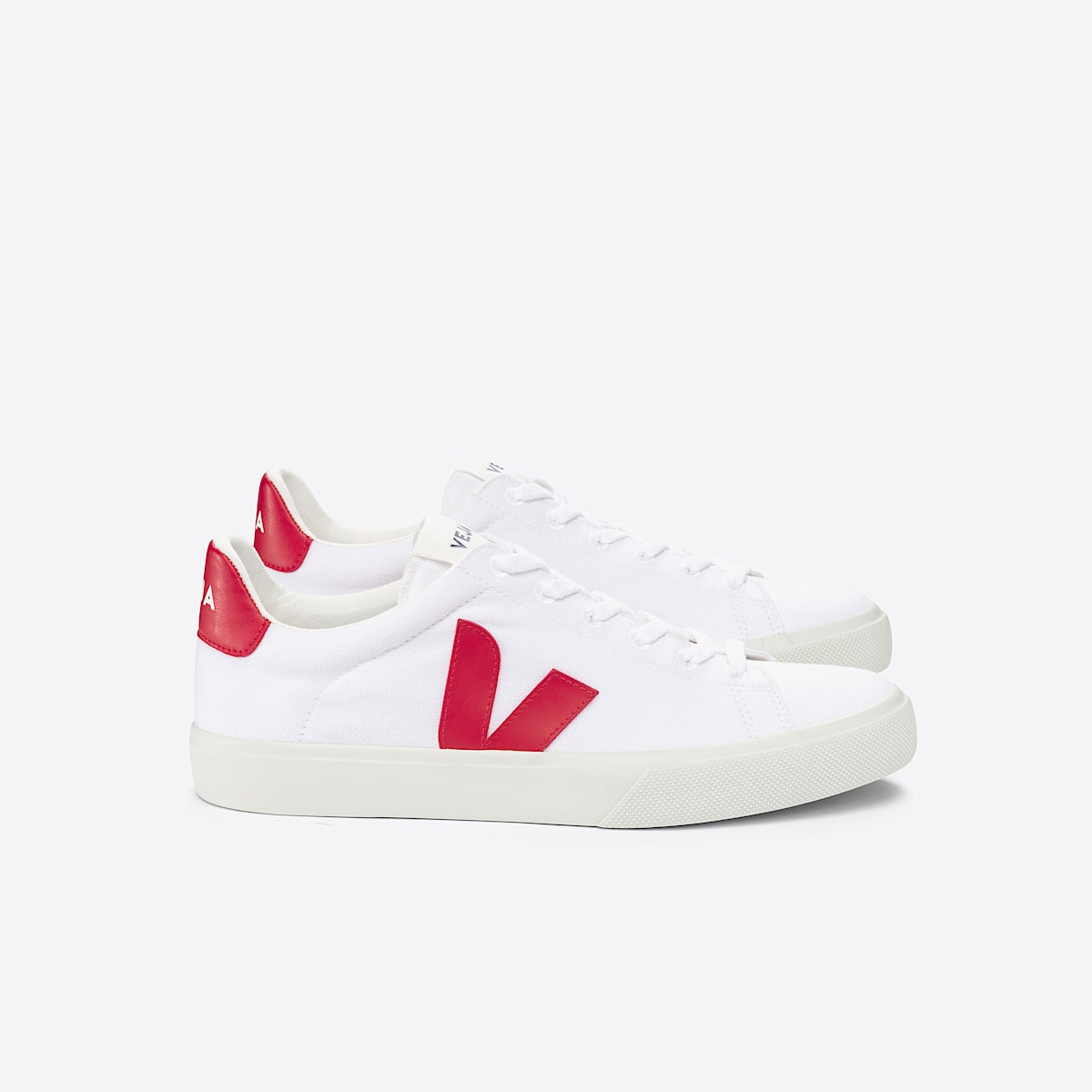 veja sneakers campo-ca organic-cotton white CA0103150 Lateral view