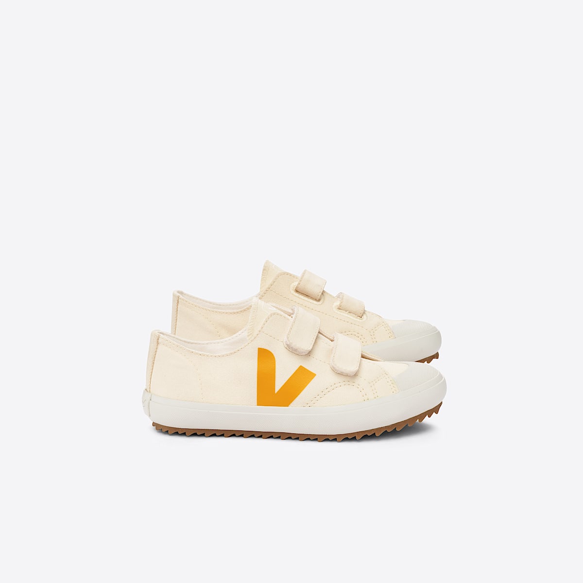 veja zapatillas small-ollie algodón-orgánico beige OV0103239 Lateral view