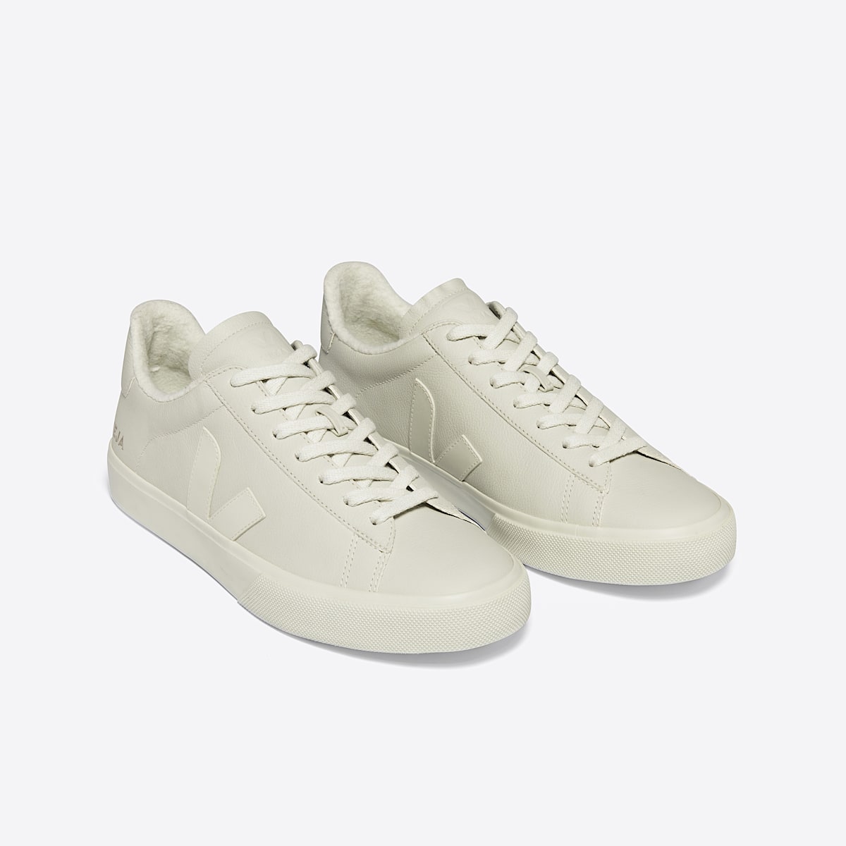 veja baskets campo-winter fourré blanc CW0503328 Top view