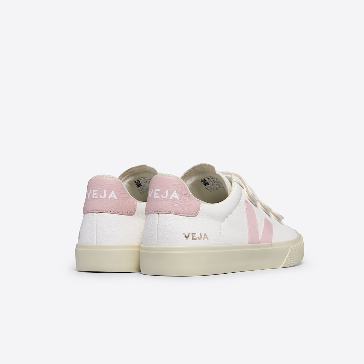 veja zapatillas recife-logo cuero blanco RC0503696 Back view