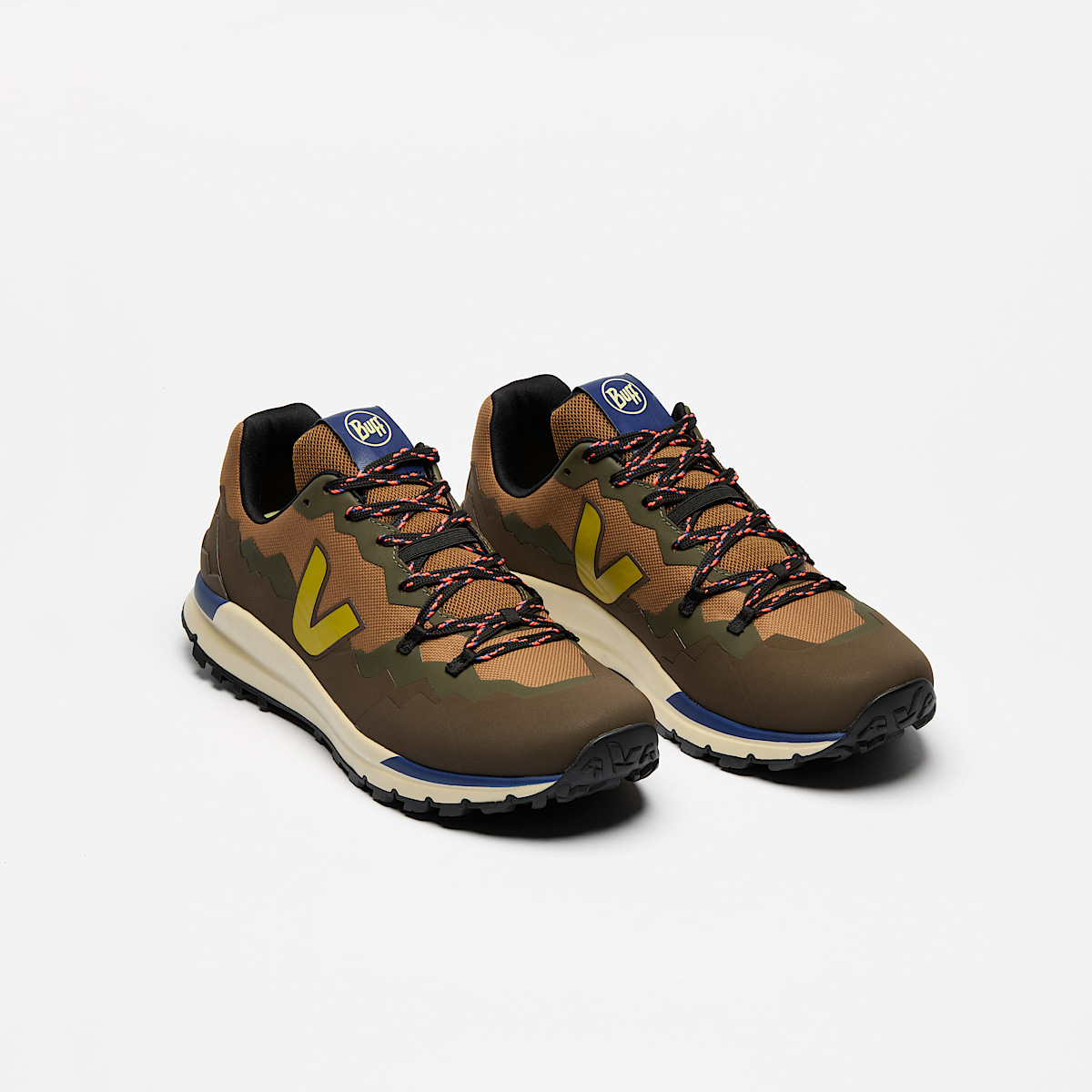 veja sneakers veja-x-buff 回收再利用 褐色 BU2320719 Top view