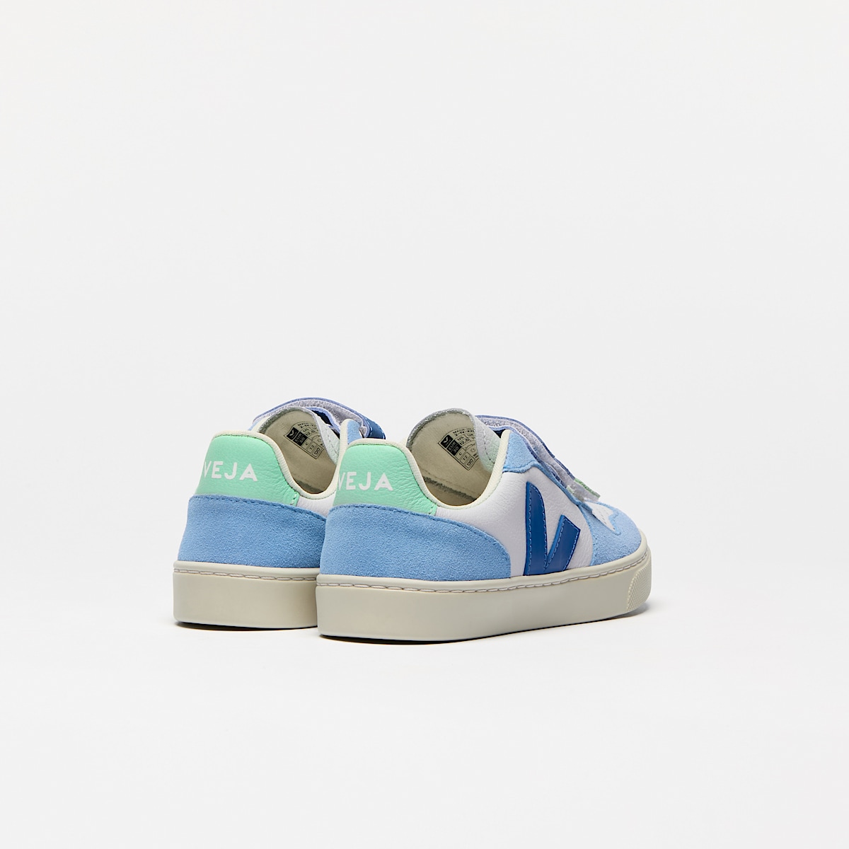 veja sneakers small-v-10 leather multicolor CV0520613 Back view