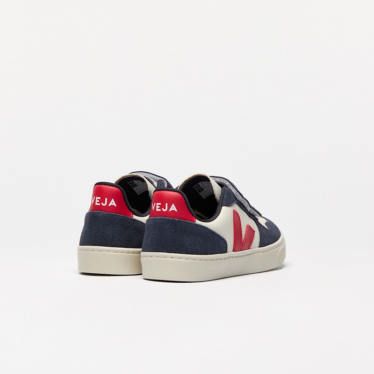 veja sneakers small-v-10 leather multicolor CV0520616 Back view