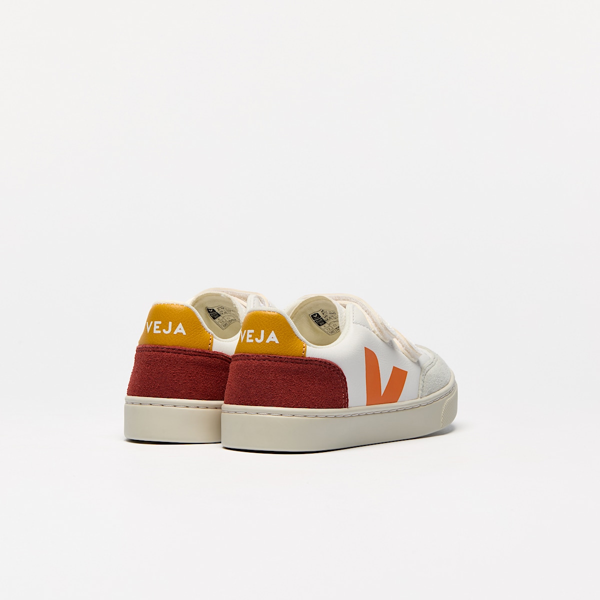 veja sneakers small-v-12 leather multicolor XV0520608 Back view