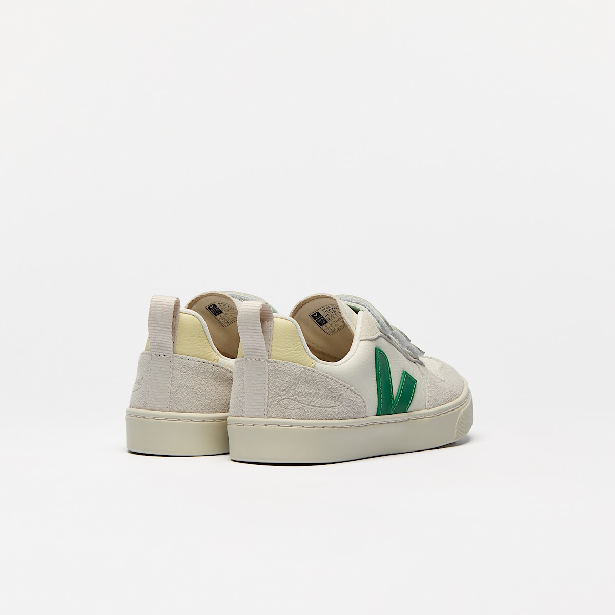 veja small-v-10-veja-x-bonpoint leather green BO0520722