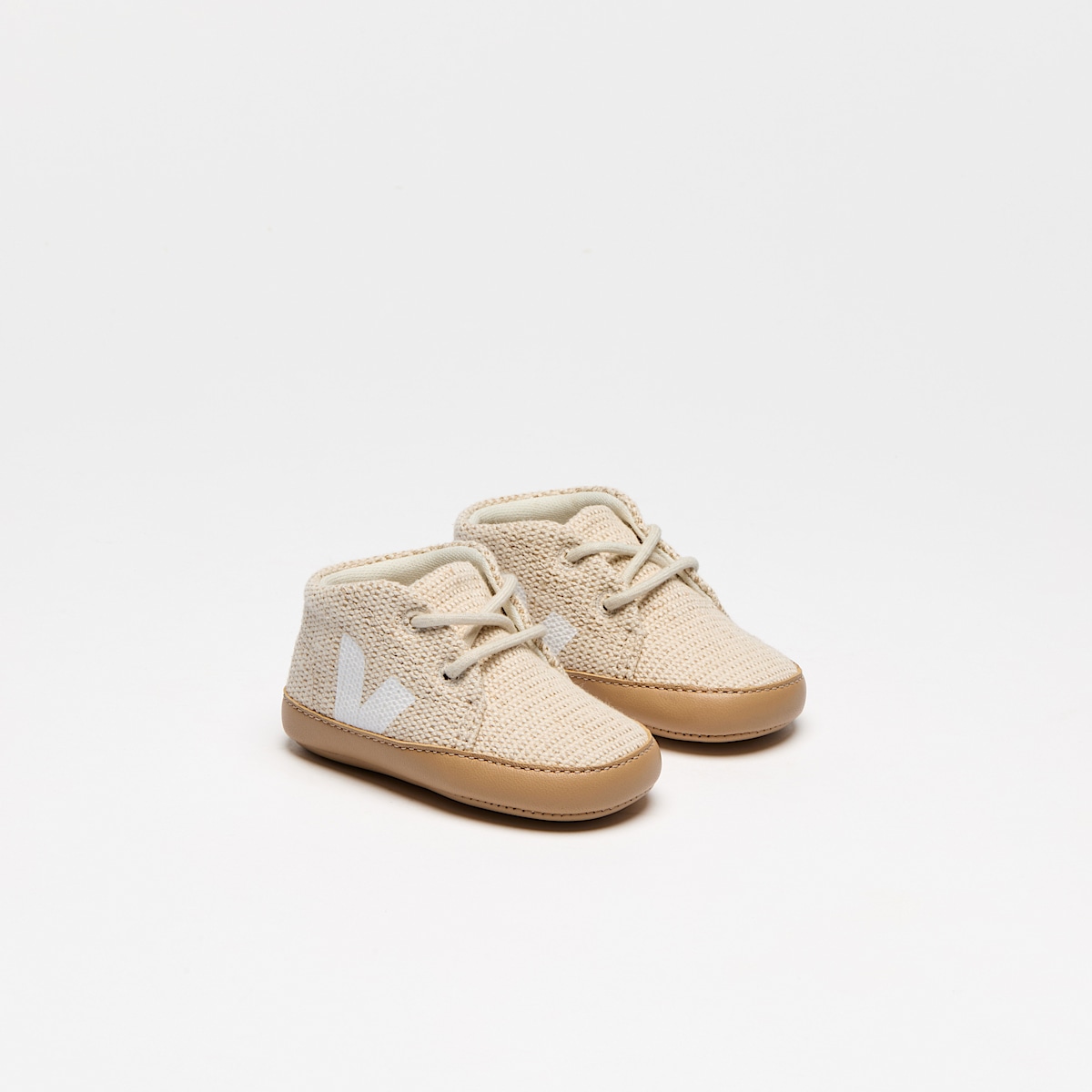 veja sneakers veja-x-bonpoint-(baby) jute beige BP1620725 Top view