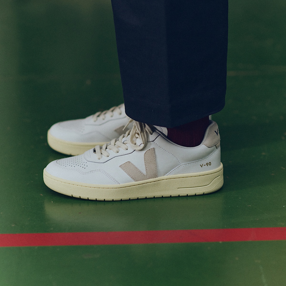 veja baskets v-90 coton-biologique blanc VD2003655