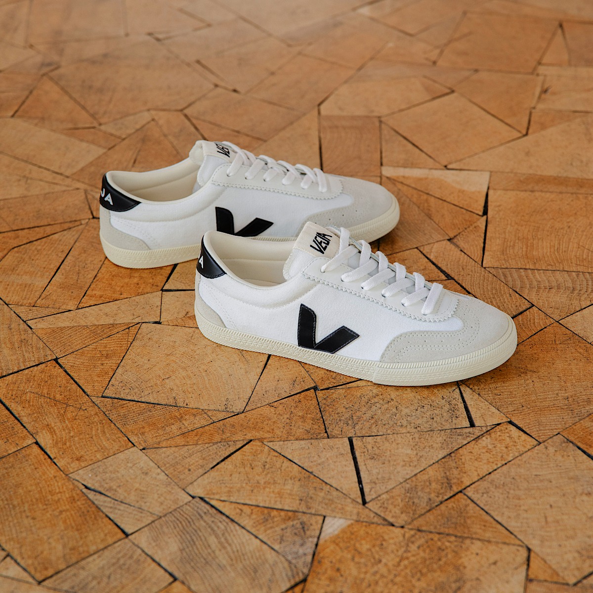 veja baskets volley coton-biologique blanc VO0103524