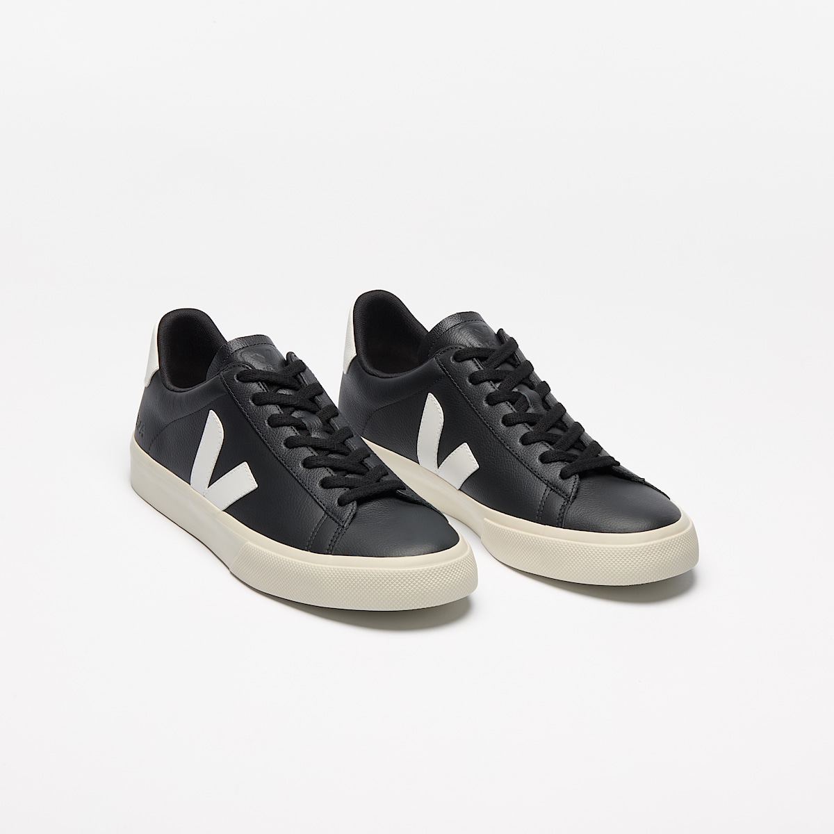 veja baskets campo cuir noir CP0501215 Top view