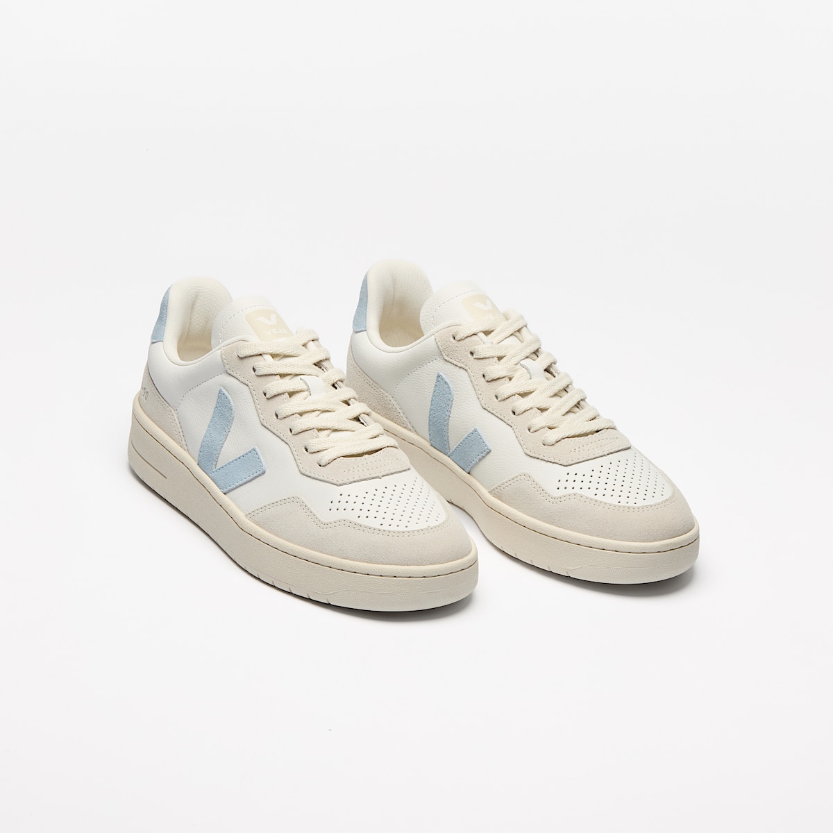 veja baskets v-90 coton-biologique blanc VD2003387 Top view