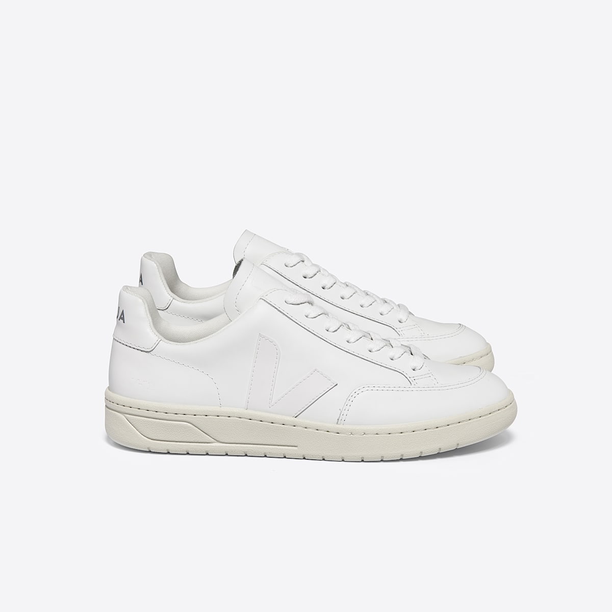 veja zapatillas v-12 cuero blanco XD0202297 Lateral view