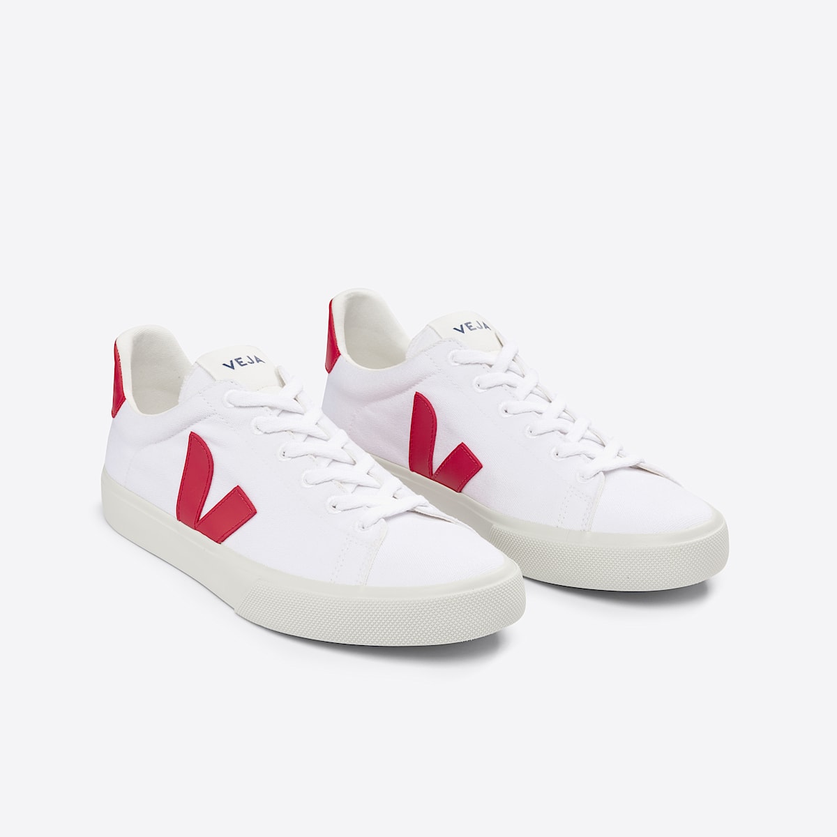 veja sneakers campo-ca algodón-orgánico blanco CA0103150 Top view