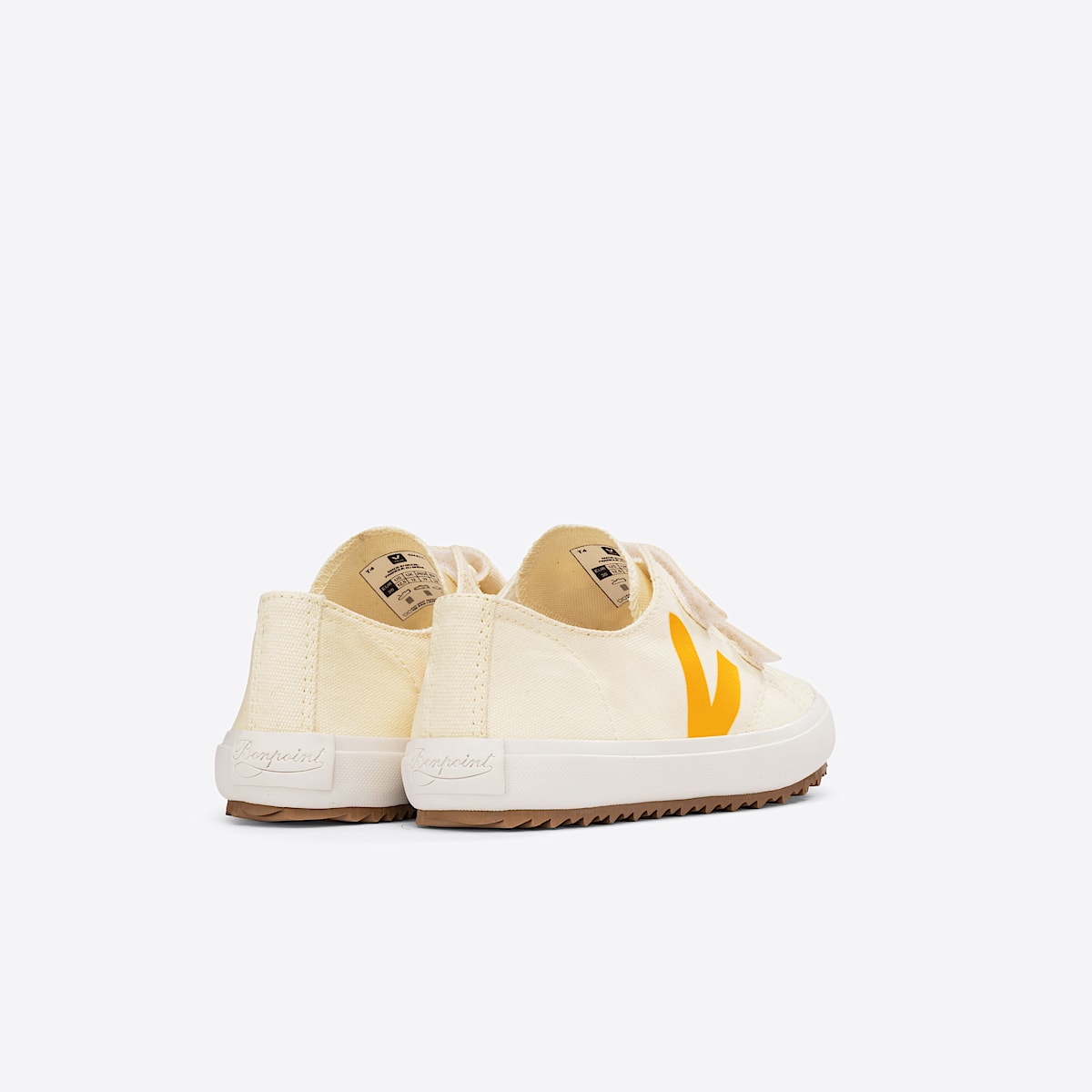 veja sneakers small-ollie organic-cotton beige OV0103239 Back view