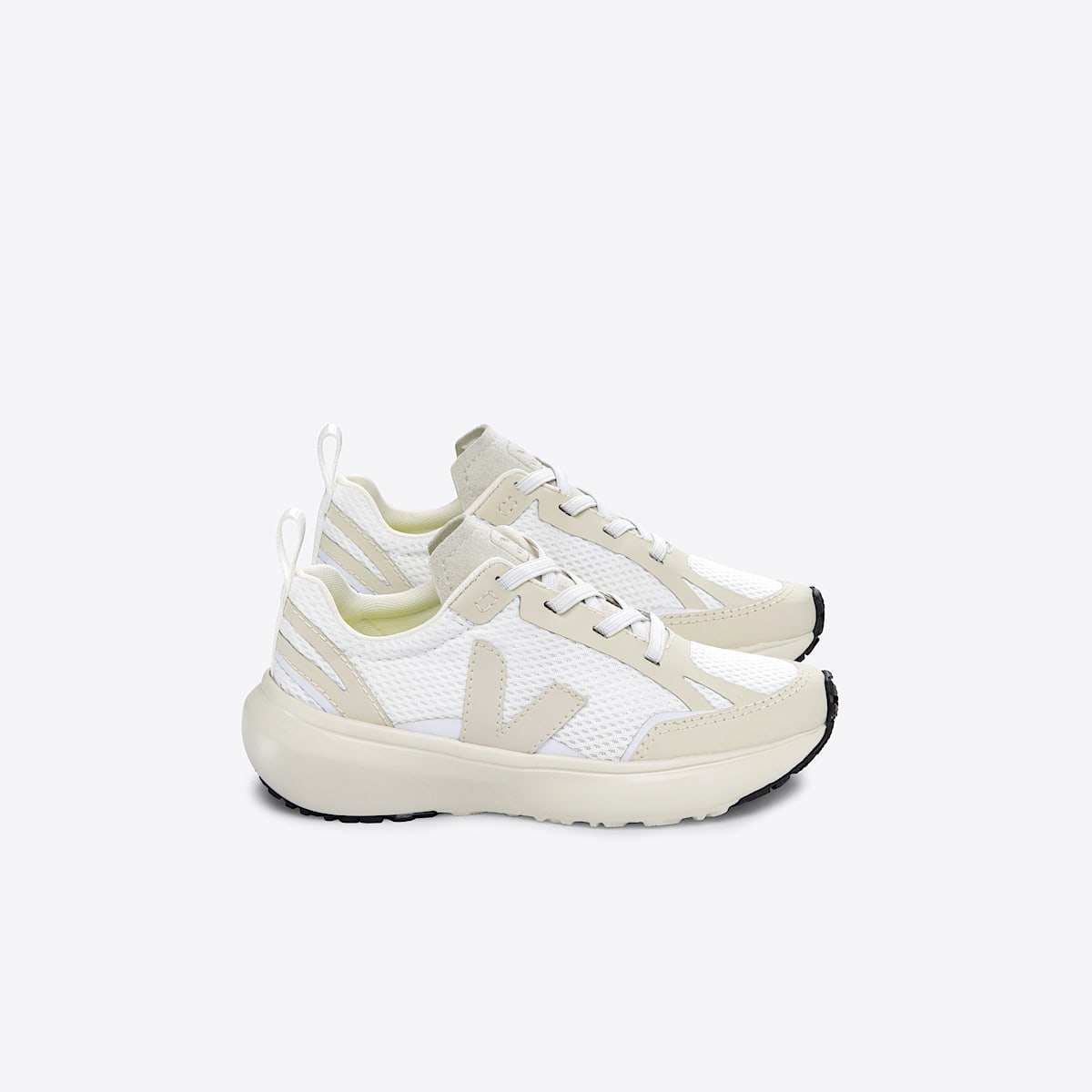 veja sneakers small-canary-light recycled white YL1803432 Lateral view
