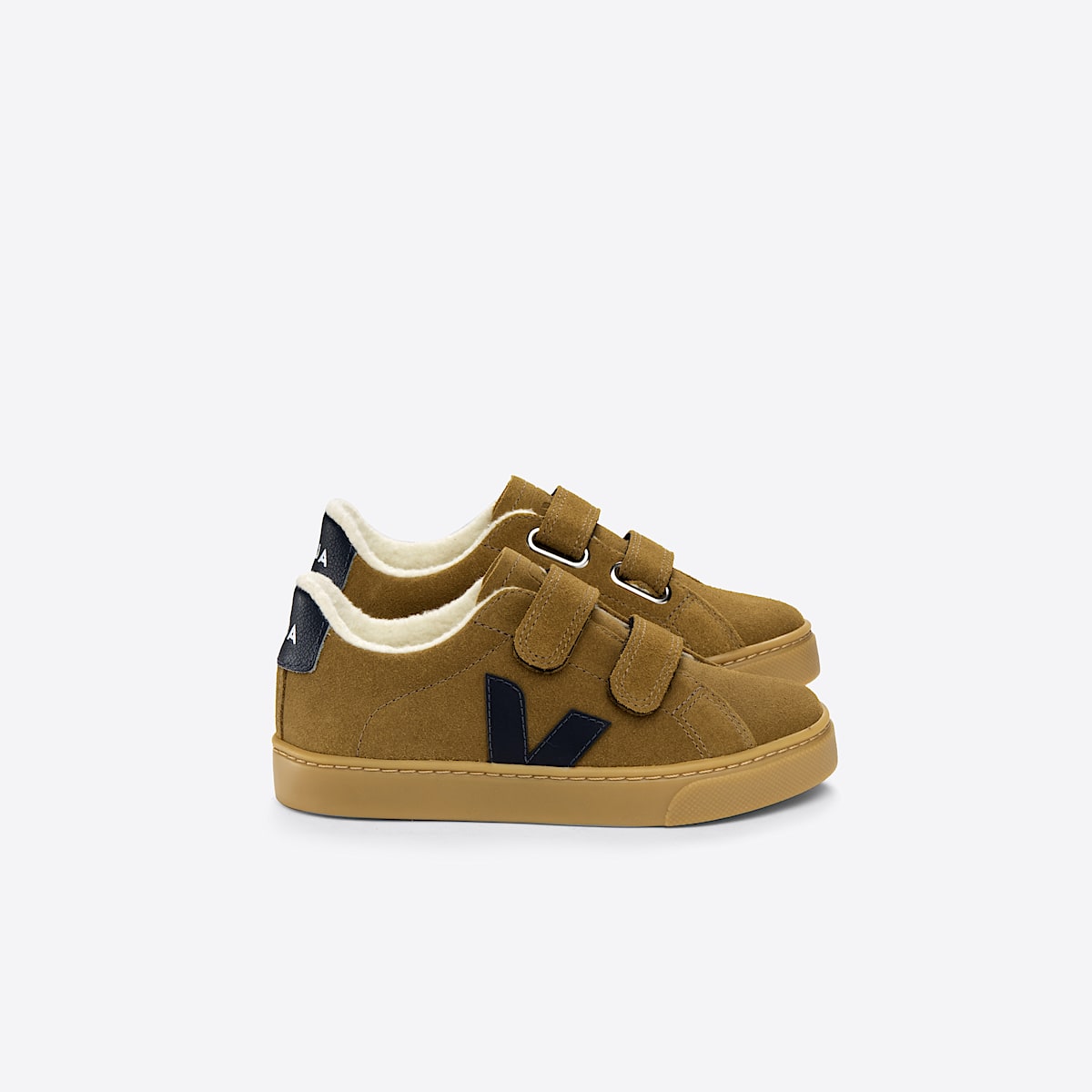 veja baskets small-esplar-winter suède marron SF0303410 Lateral view