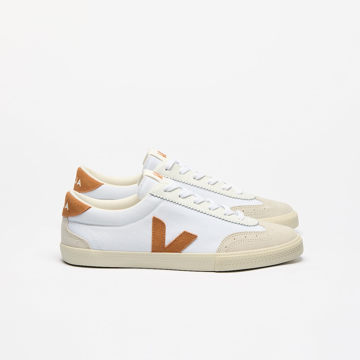 veja sneaker volley bio-baumwolle weiss VO0103863 Lateral view