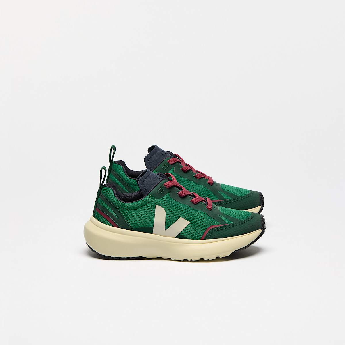 veja sneakers small-canary-light 回收再利用 绿色 YL1820625 Lateral view