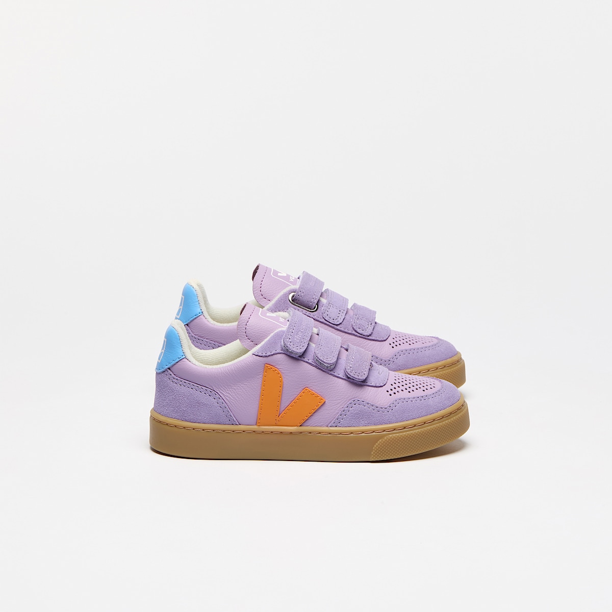 veja sneakers veja-x-the-campamento organic-leather purple TC2020704 Lateral view