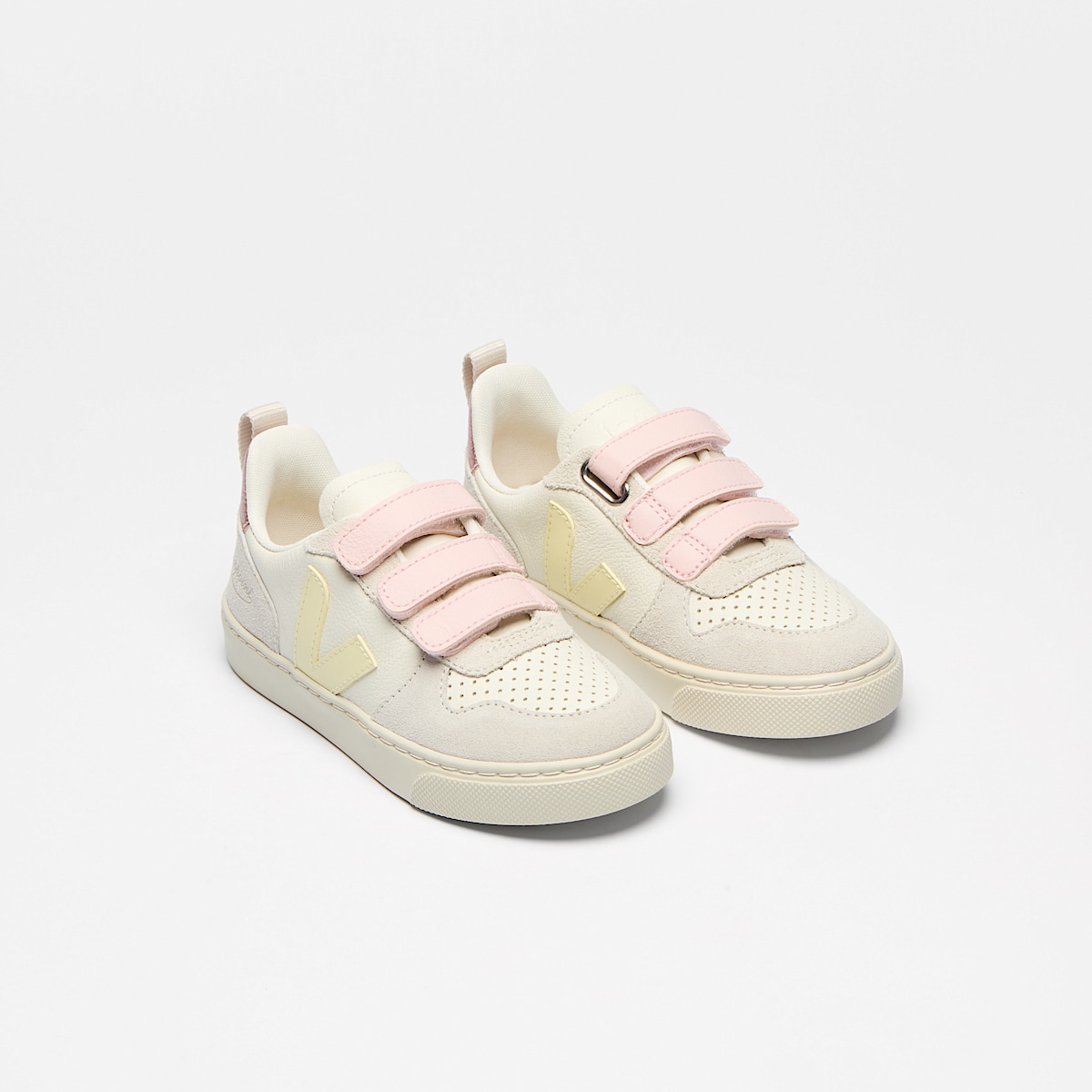 veja sneakers small-v-10-veja-x-bonpoint 皮革 黄色 BO0520723 Top view