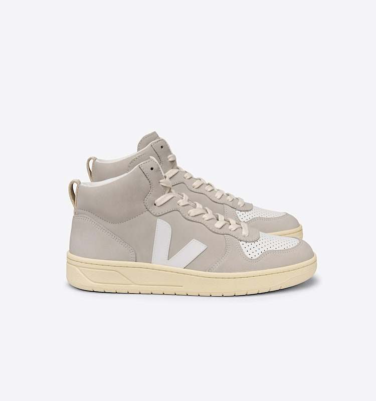 veja sneakers v-15 nubuck grey VQ1302815 Lateral view