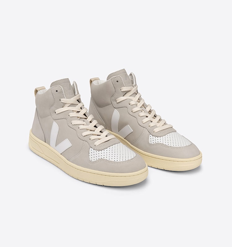 veja sneakers v-15 nubuck grey VQ1302815 Top view