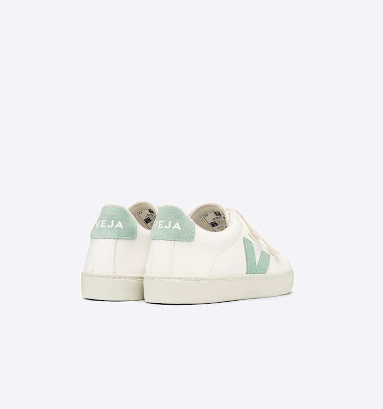 veja sneakers small-esplar 皮革 白色 SV0502477 Back view