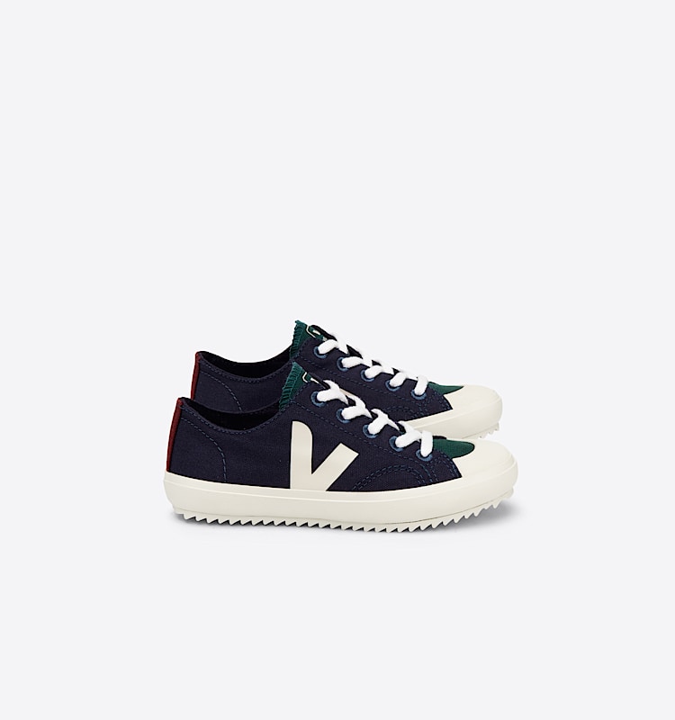veja sneakers small-flip coton-biologique bleu LP0102874 Lateral view