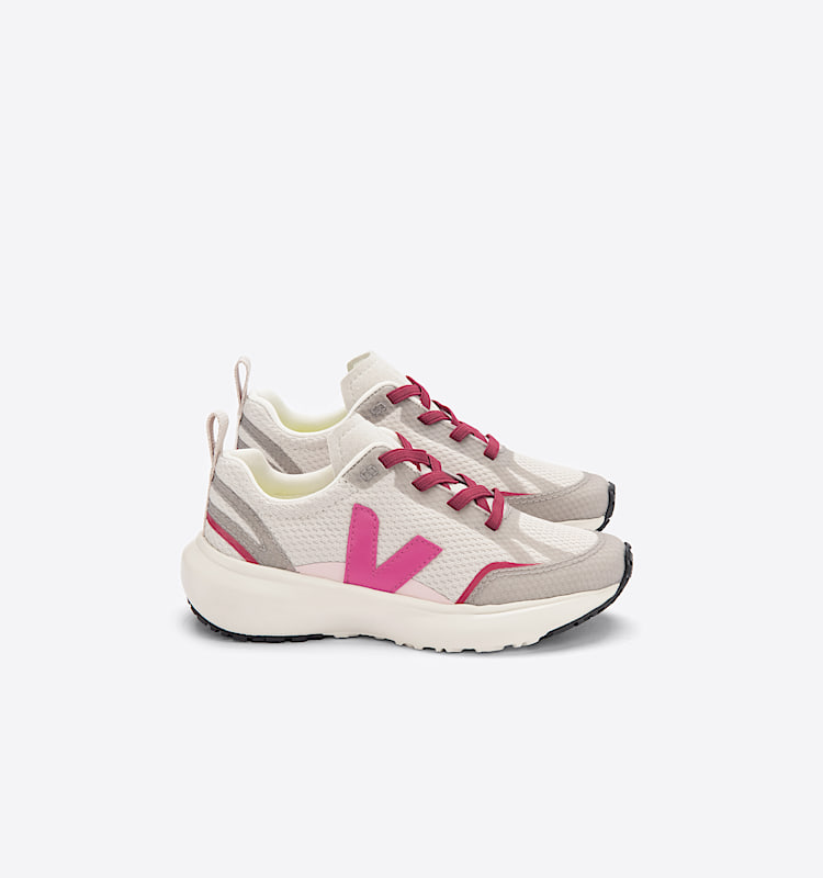 veja sneaker small-canary-el recycelte grau YE0103043 Lateral view