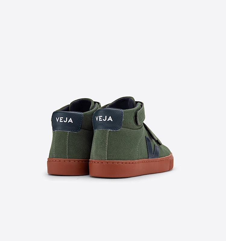 veja small-esplar-mid suède vert MV0302423