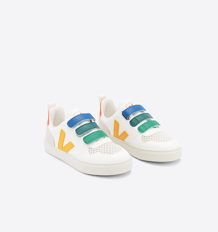 veja sneakers small-v-10 皮革 彩色 CV0502905 Top view