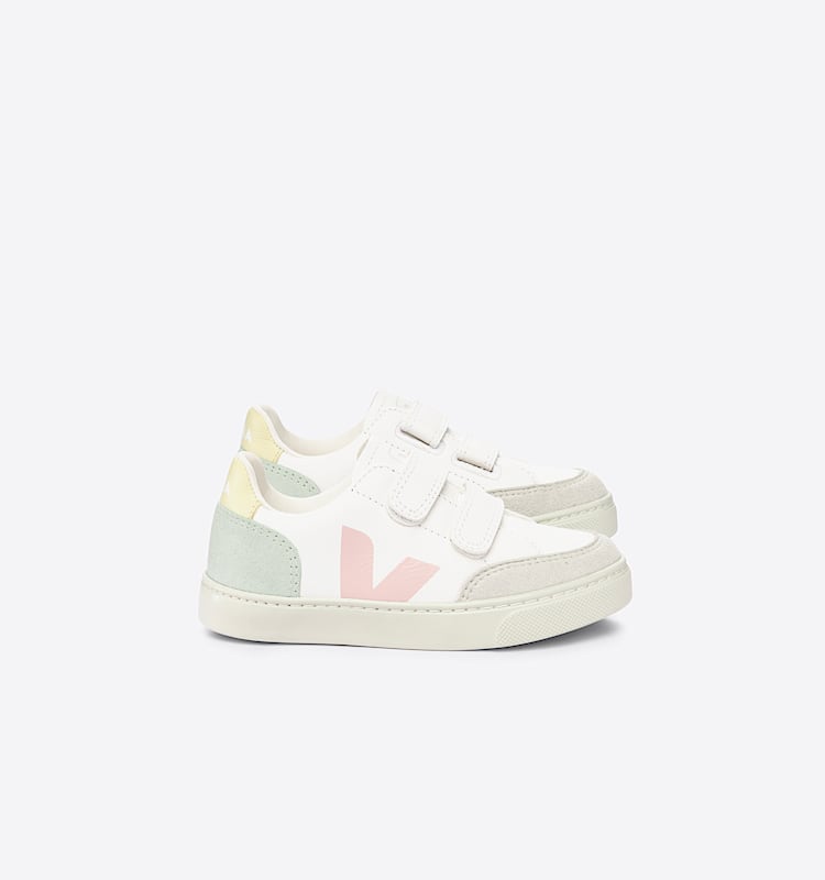 veja sneakers small-v-12 cuir blanc XV0503219 Lateral view