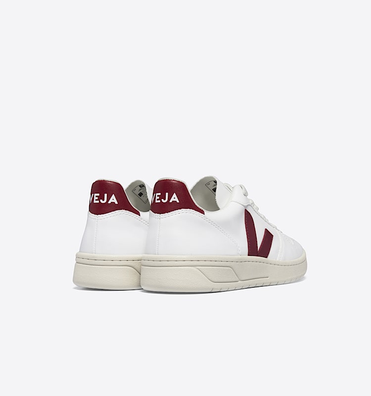 veja sneakers v-10 vegan white VX0703279 Back view