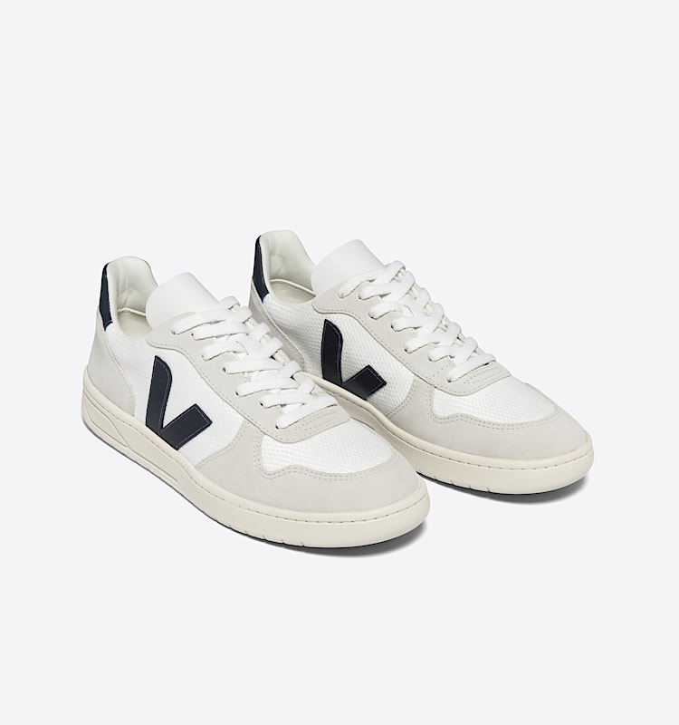 veja sneakers v-10 recycled white VX0101380 Top view