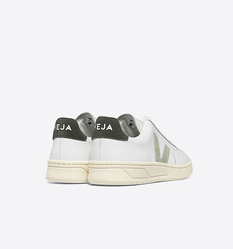 veja sneakers v-12 cuir blanc XD0203303 Back view