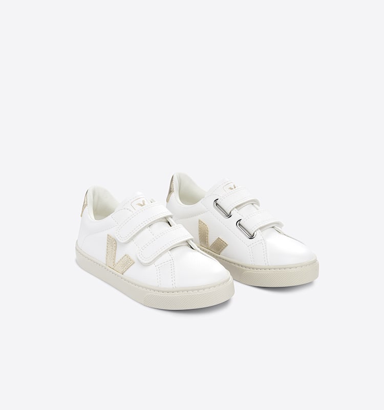 veja sneakers small-esplar 皮革 白色 SV0503408 Top view
