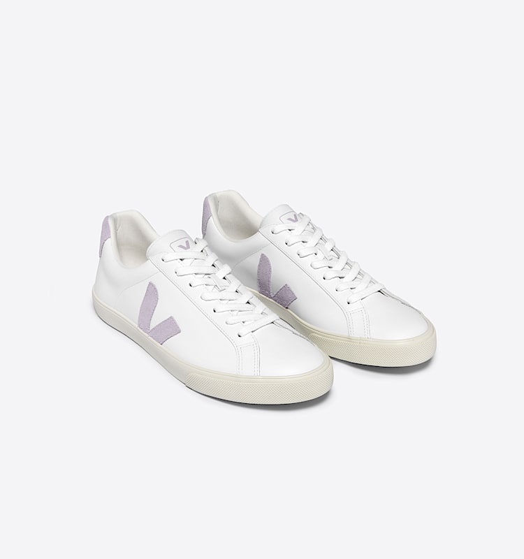 veja sneakers esplar-logo 皮革 白色 EO0203511 Top view