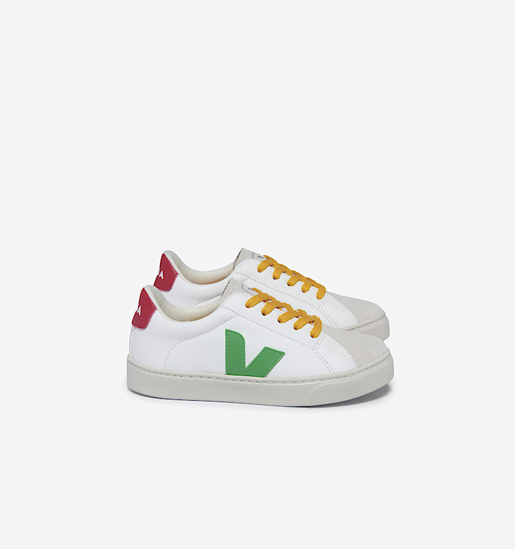 veja sneakers small-esplar-laces 皮革 白色 RS0503633 Lateral view