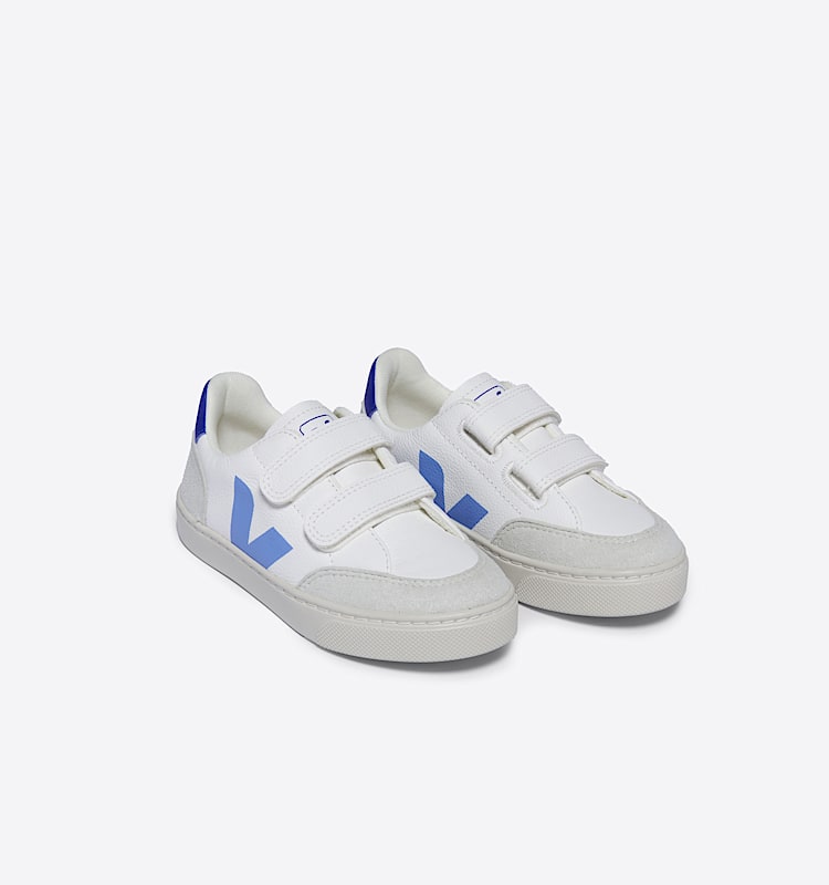 veja sneakers small-v-12 皮革 白色 XV0503607 Top view