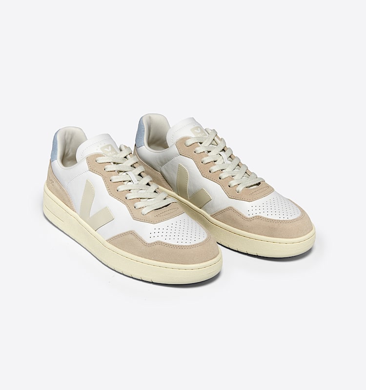 veja sneaker v-90 biologischer-baumwolle weiss VD2003705 Top view