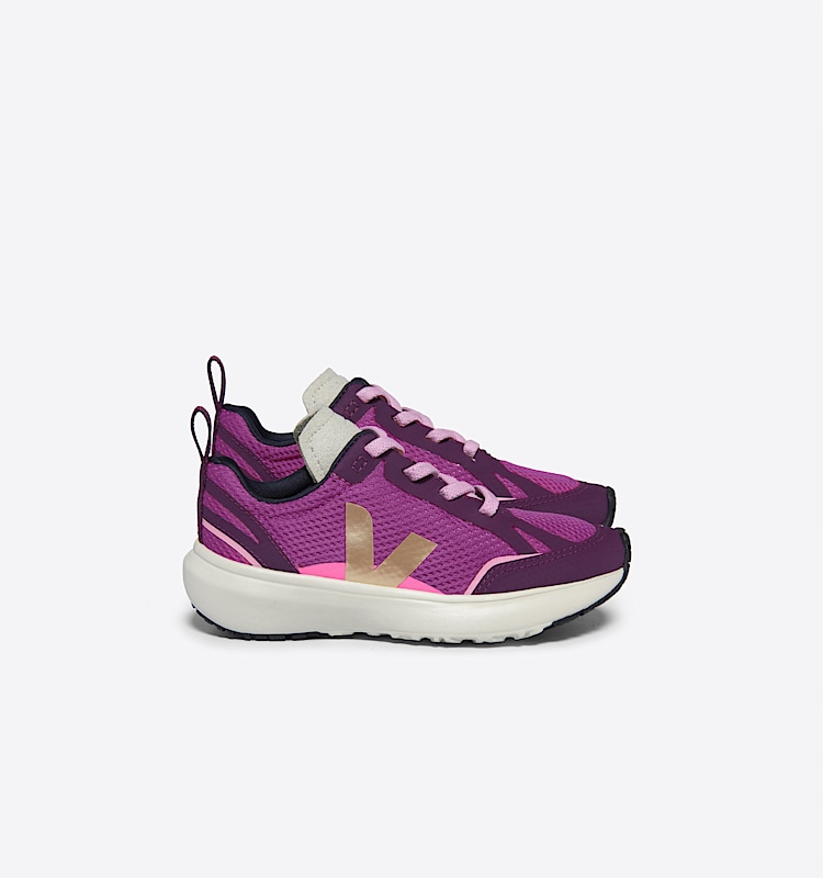 veja sneaker small-canary-light recycelte lila YL1803819 Lateral view