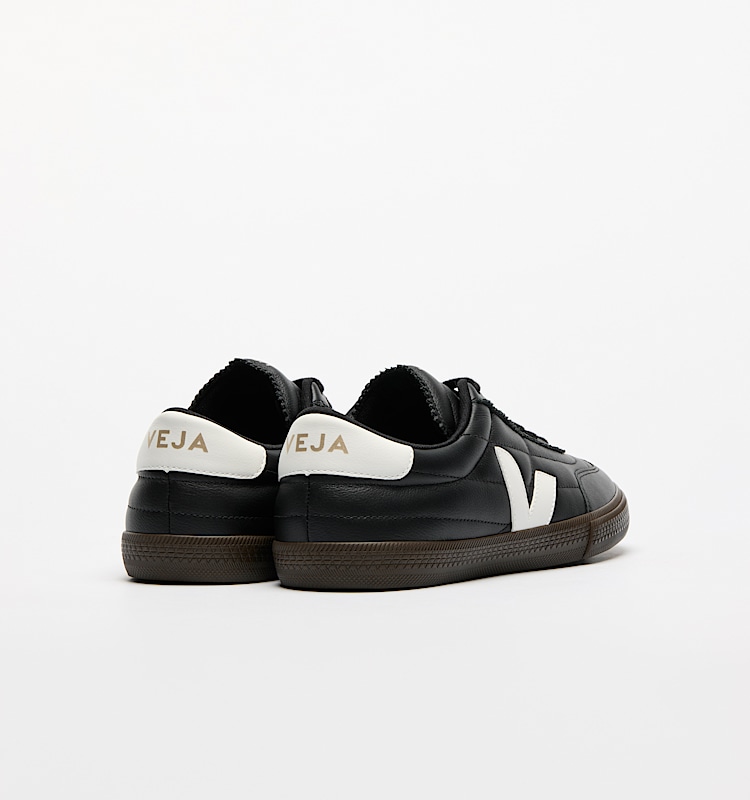 veja sneakers panenka organic-leather black FU2020707 Back view