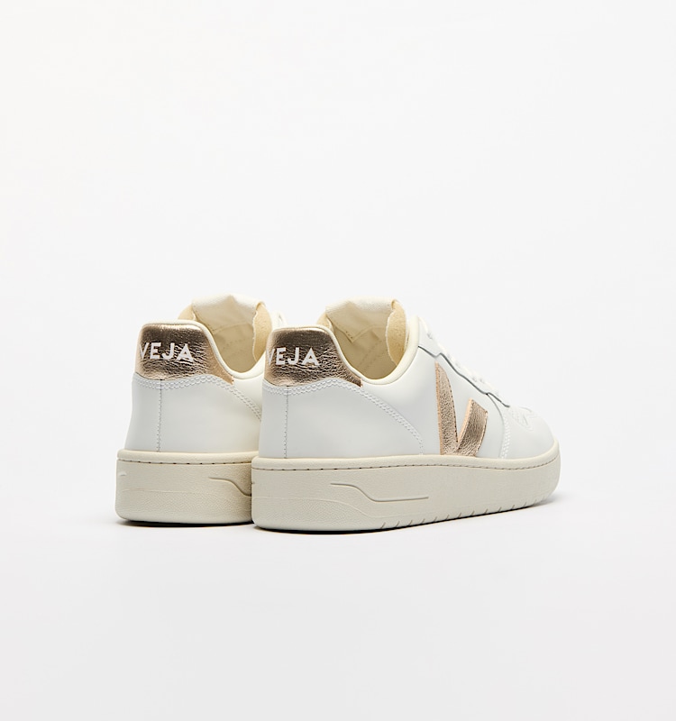 veja sneakers v-10-prime leather white VI0220737 Back view