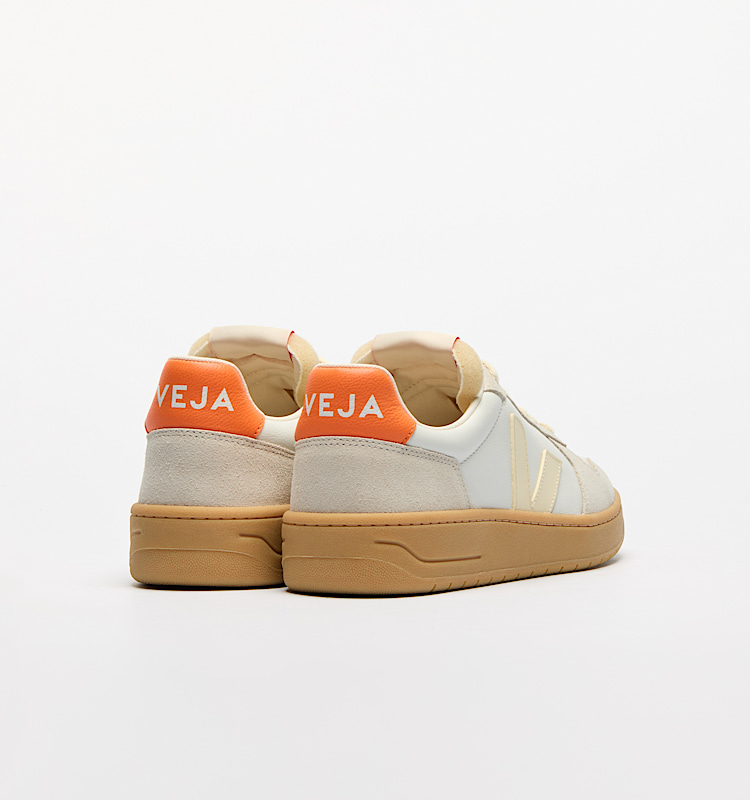veja sneakers v-82 pelle grigio VE3320758 Back view