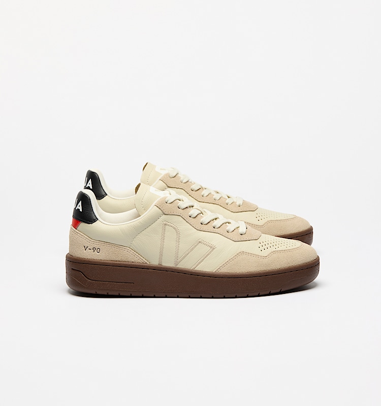veja v-90-zz cuero-orgánico beige VZ2020751