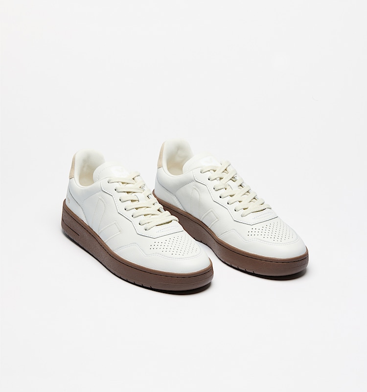 veja sneakers v-90-zz 有机皮革 白色 VZ2020750 Top view