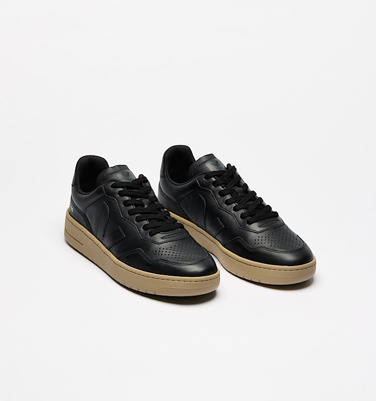 veja baskets v-90 cuir-biologique noir VD2003896 Top view