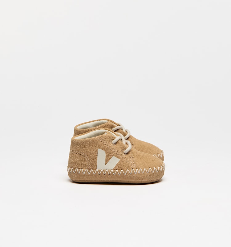 veja sneakers baby-light-zz suede beige BL0320661 Lateral view