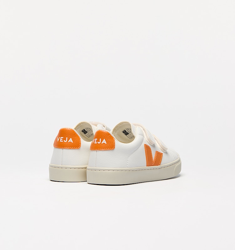 veja sneakers small-esplar 皮革 白色 SV0520603 Back view