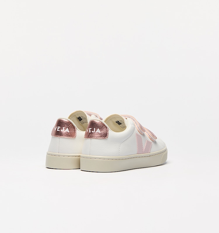 veja sneakers small-esplar 皮革 白色 SV0520604 Back view